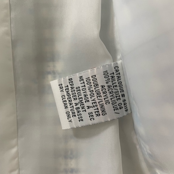 Women’s Jacket, Together, Size: 4, Color: Off-white/various blues, Front-Pockets - Picture 12 of 14